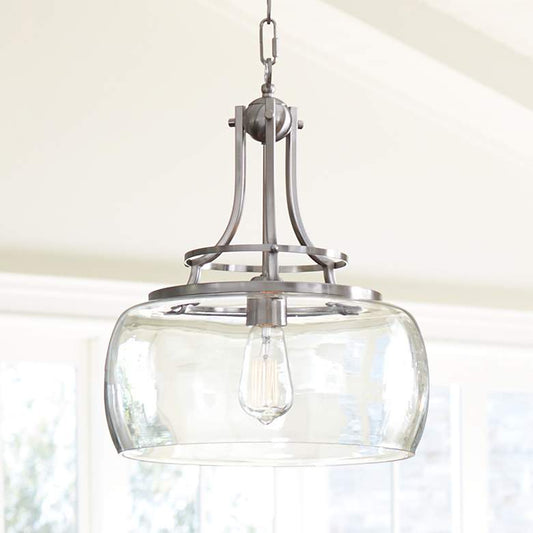 Charleston 13 1/2" Wide Brushed LED Pendant Light