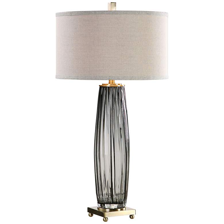Vilminore Grooved Glass Table Lamp