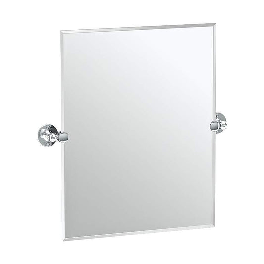 Gatco Cafe Chrome 23 1/2" x 24" Rectangular Vanity Mirror