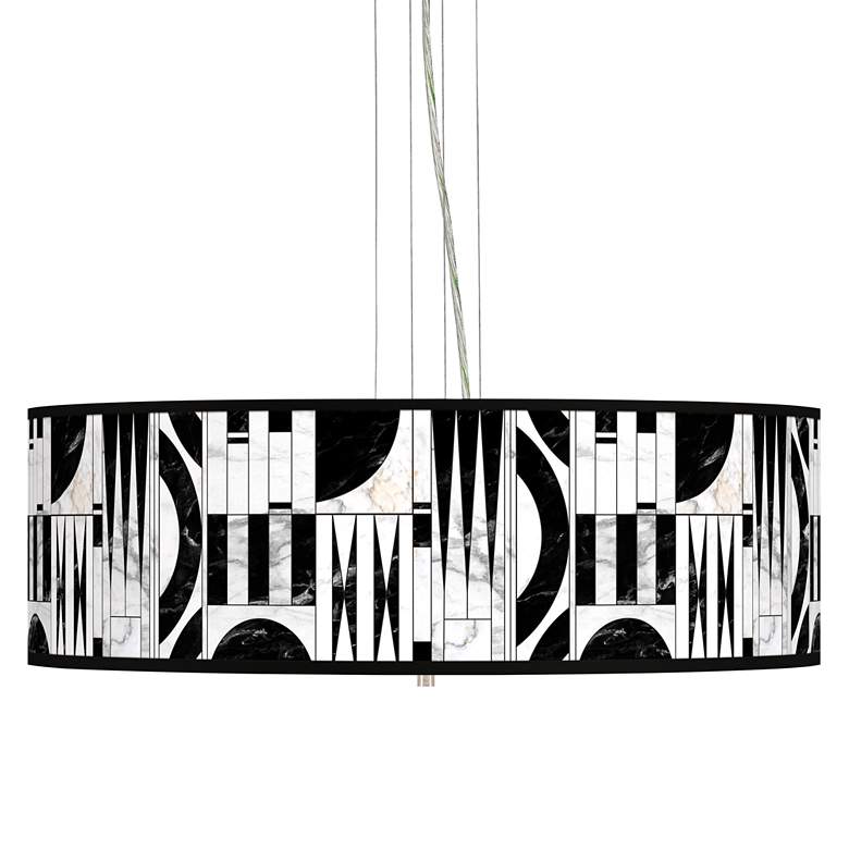 Giclee 24" Wide 4-Light Pendant Chandelier