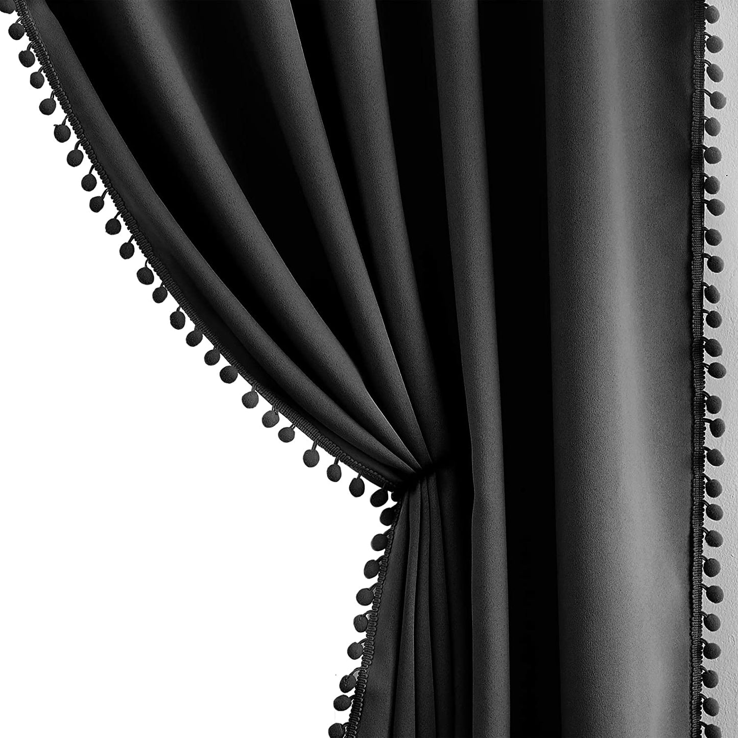 Blackout Curtains 2 Panels Rod Pocket