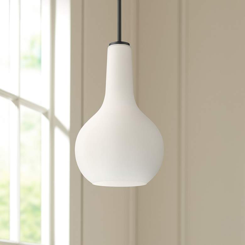 Possini Euro Hamlin 10" Wide Soft Mini Pendant