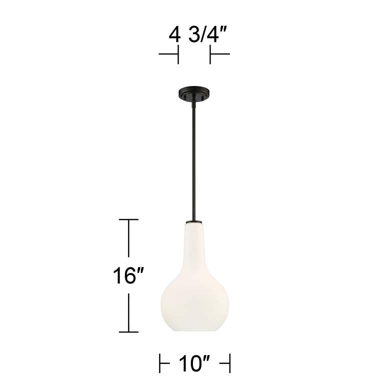 Possini Euro Hamlin 10" Wide Soft Mini Pendant