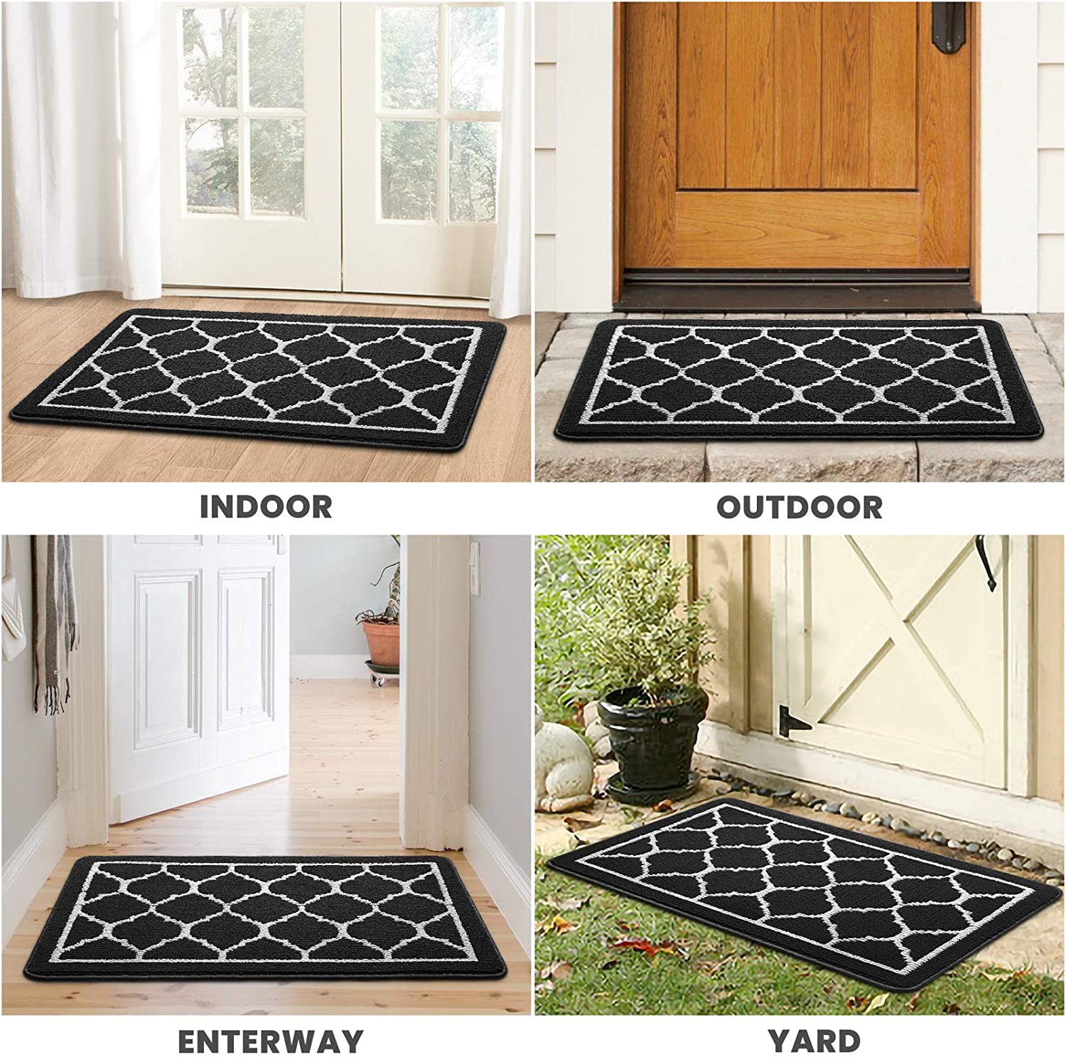Indoor Doormat 20X 32, Absorbent Front Back Door Mat Floor Mats