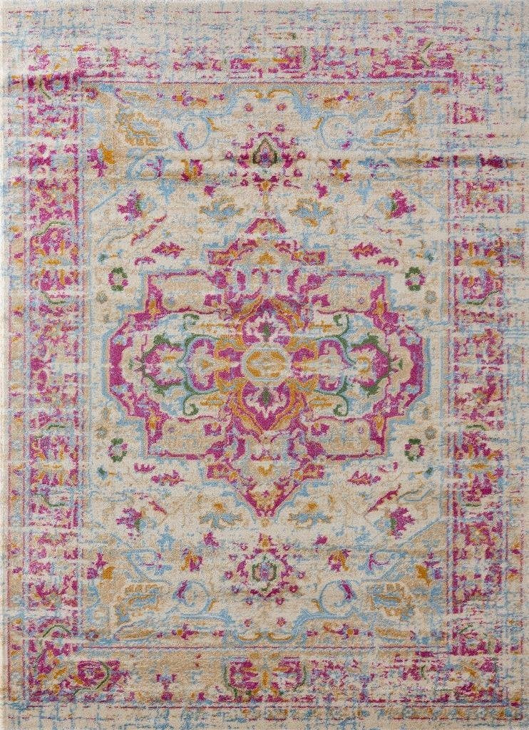 Persian Distressed Pink Area Rugs