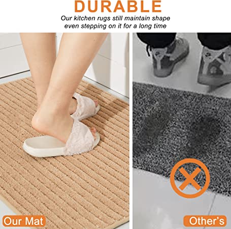 Home Outfitters Memory Foam Non-slip Bath Rug Kitchen Mat – HomePlace