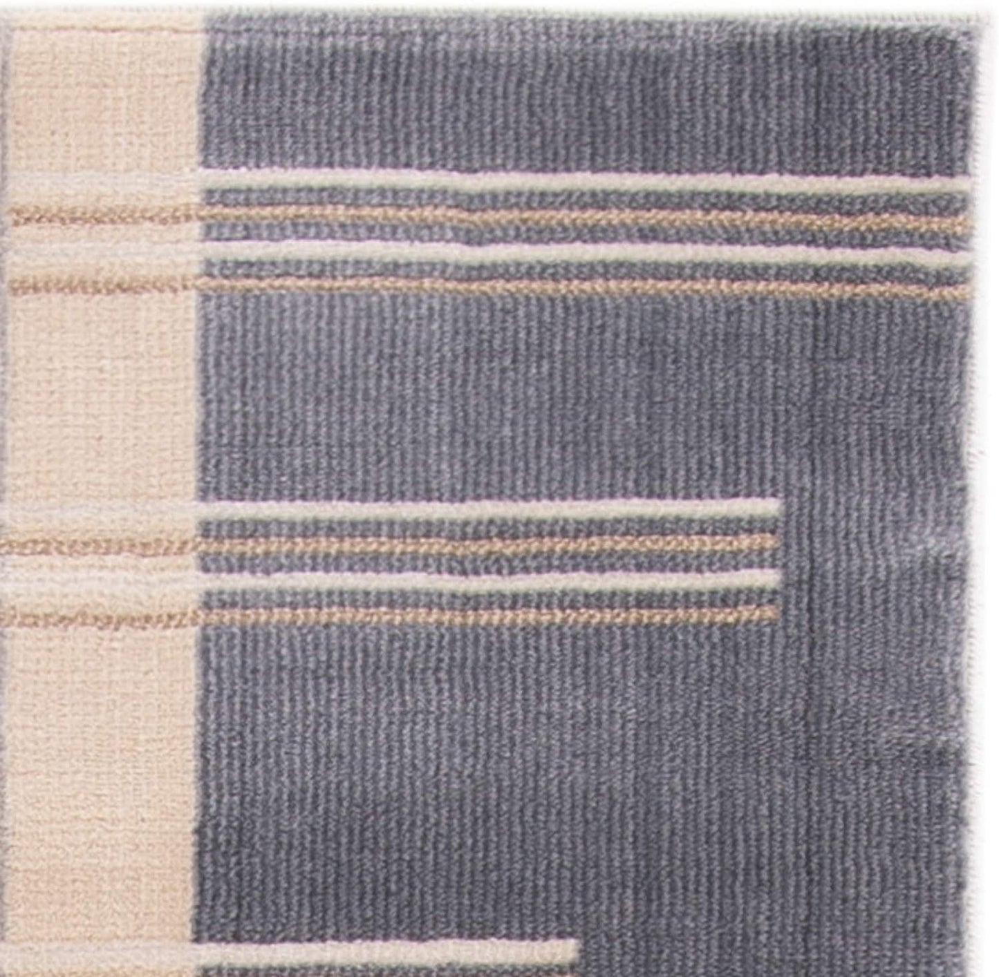 Orwell Collection Mid-Century Modern Abstract Soft Area Rug Grey / Charcoal