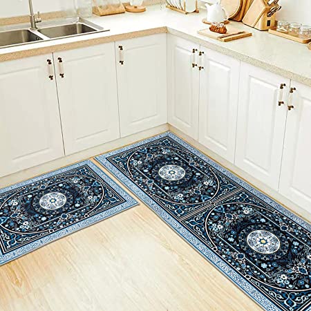 Long Kitchen Rug Washable Floor Mat for Kitchen Front Doormat