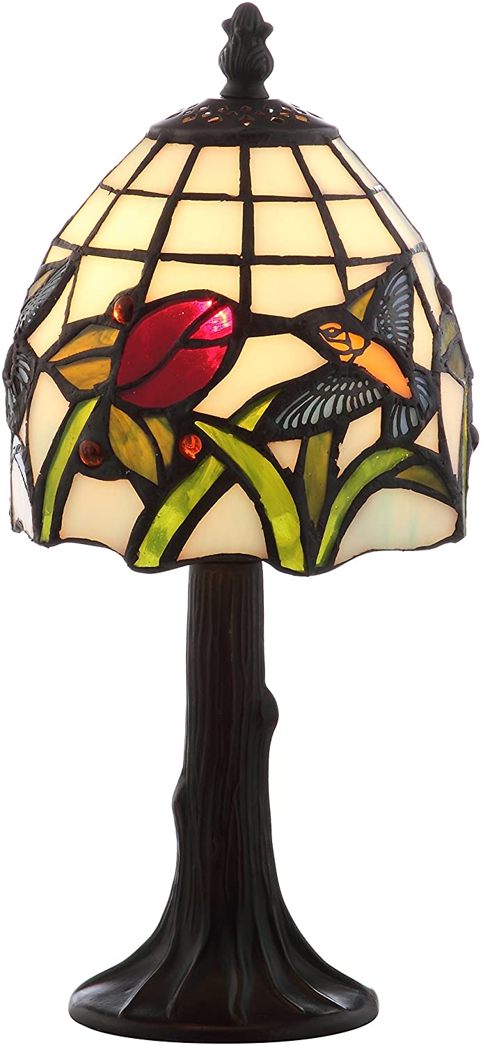 Hummingbird Style 12" LED Lamp  Bronze