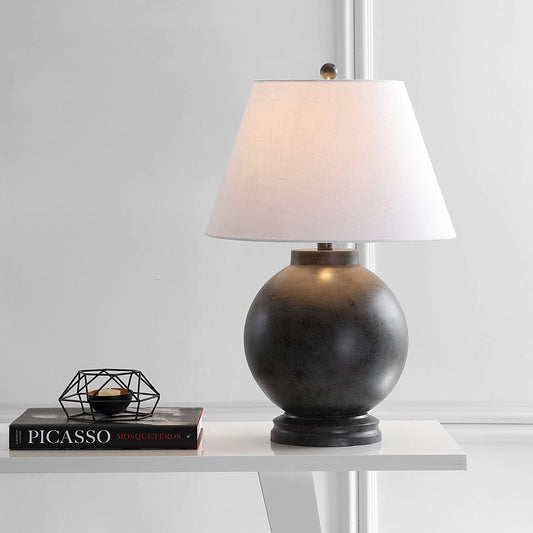 Sophie Resin LED Lamp Dark Gray