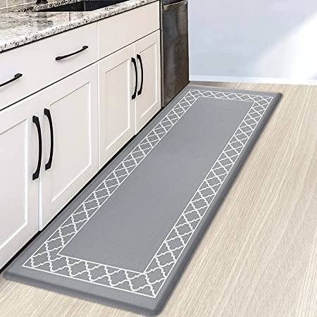 Kitchen Mat for Floor, 59-inch Long Kitchen Rug 0.47 inch Thick Coushiond Anti-Fatigue Mat No Skid Easy Clean Kitchen Rug and Mats