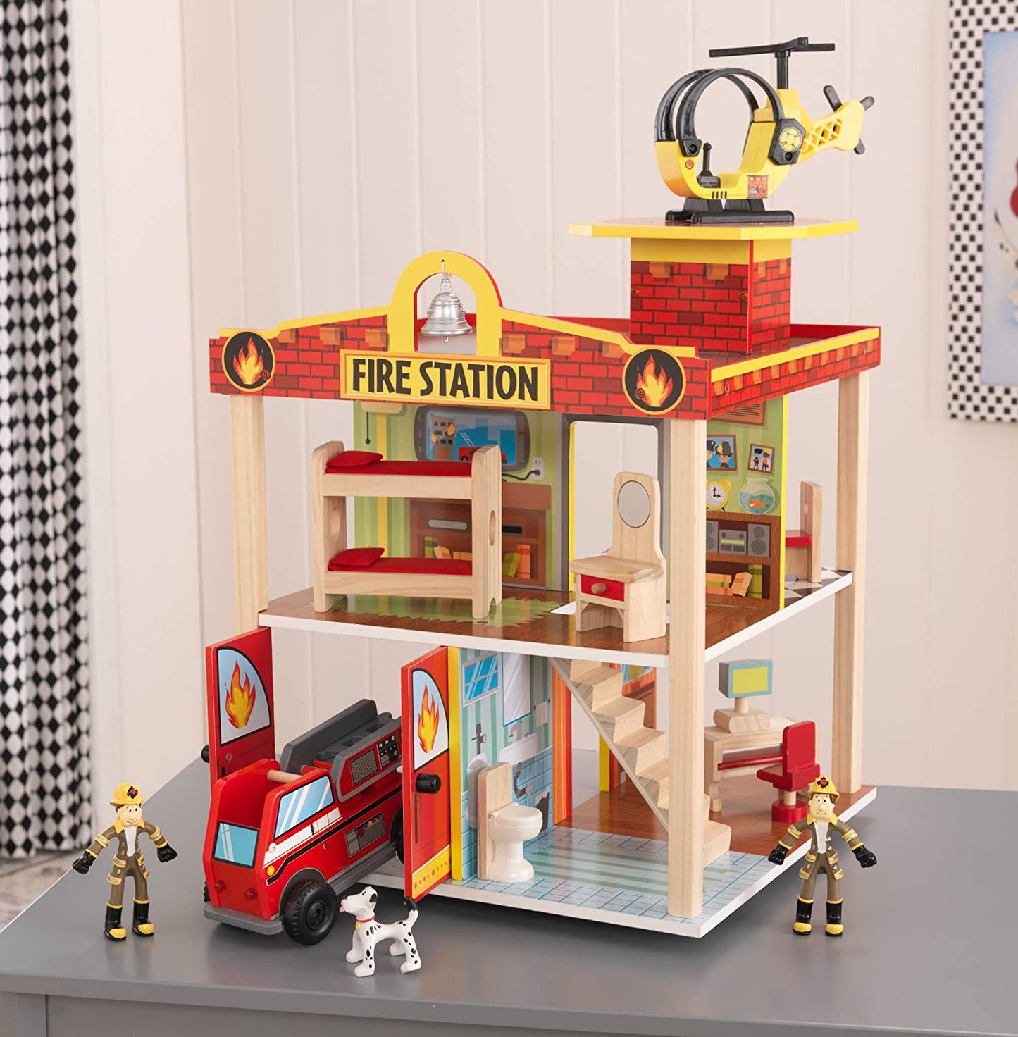 Fire Station Set Multicolor