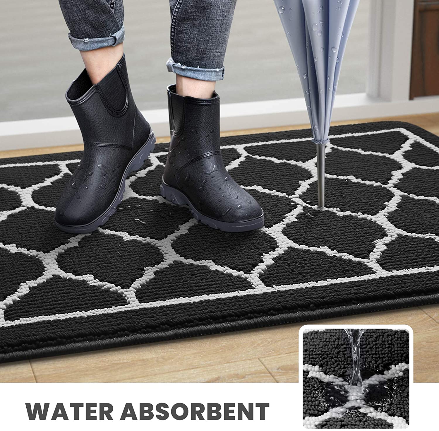 Entrance Mat Indoor and Outdoor Front Door Mat Entry Rug for Home