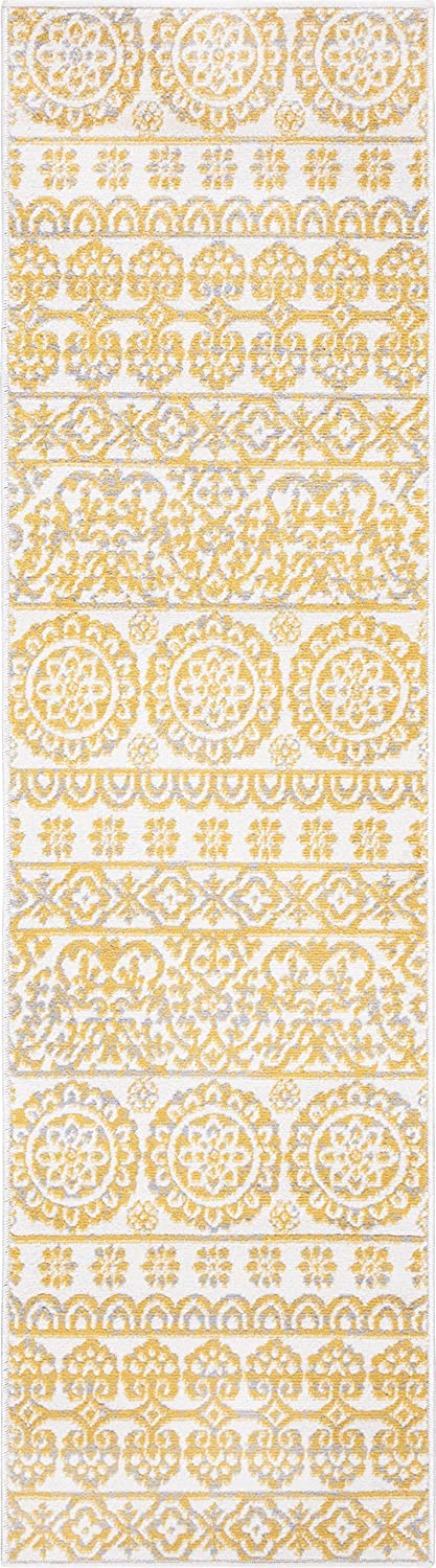 Palma Bohemian Distressed Floral Vintage Area Rug