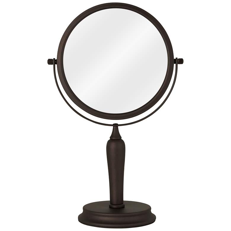 Anaheim Oil-Rubbed Bronze 5X/1X Swivel Vanity Mirror