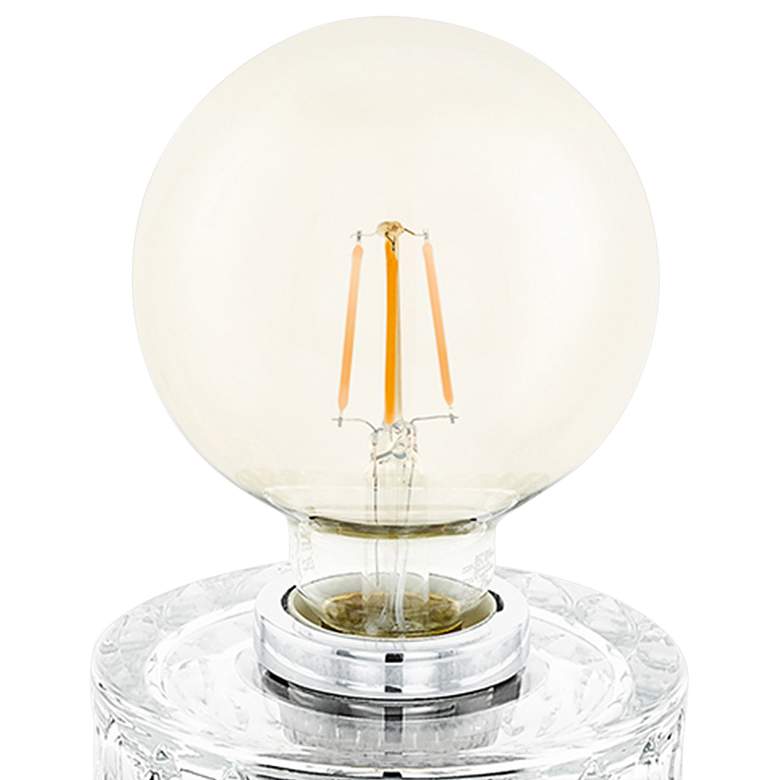 Eglo Cercamar 5" High Clear Glass Accent Table Lamp