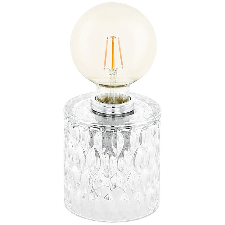 Eglo Cercamar 5" High Clear Glass Accent Table Lamp