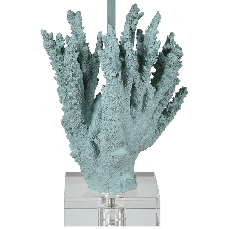 Crestview Collection Coral Sea Blue Table Lamp