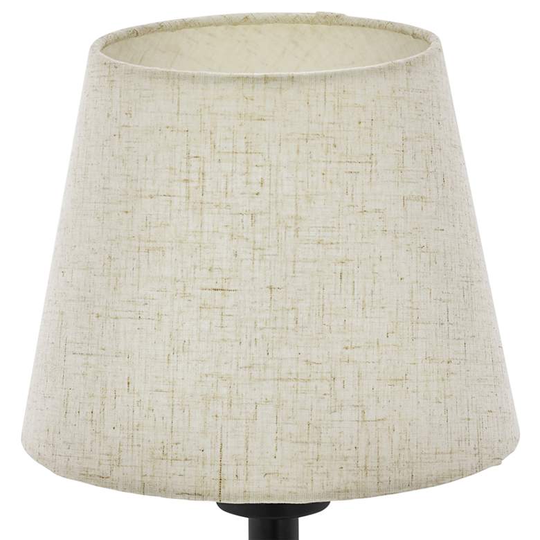 Eglo Rampside 15 3/4" High Black and Brown Accent Table Lamp