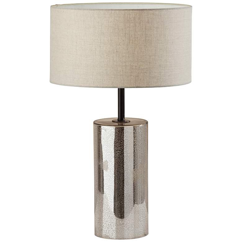 Cassandra Cracked Mercury Glass Column Table Lamp