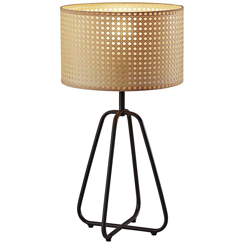 Colton Antique Dark Bronze Metal Table Lamp