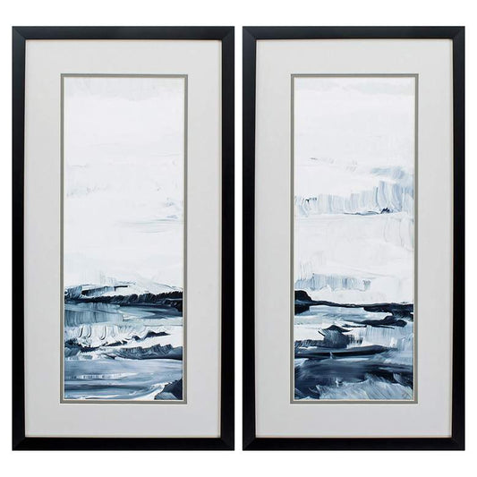 Freedom Of The Sea 25" High 2-Piece Framed Wall Art Set