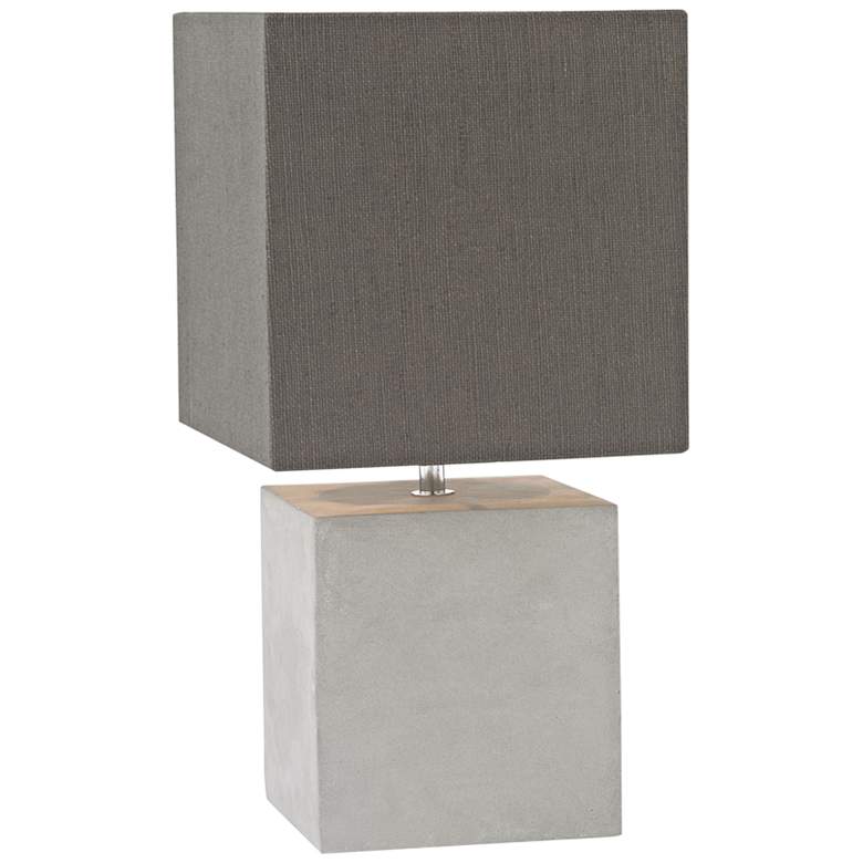 Dimond Brocke 15" High Polished Concrete Accent Table Lamp