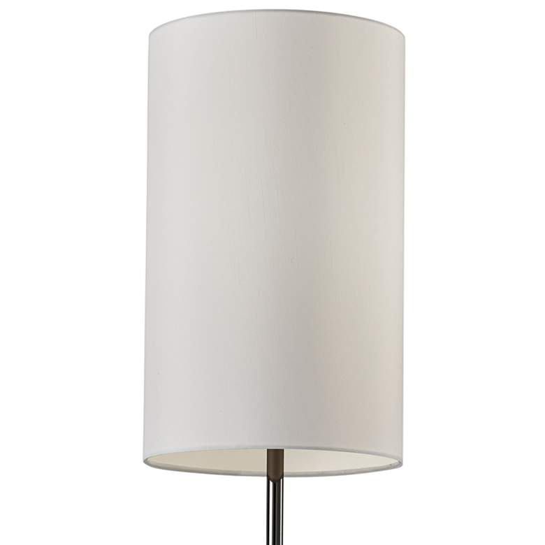 Bella Black Nickel Metal Bell-Shaped Touch Table Lamp