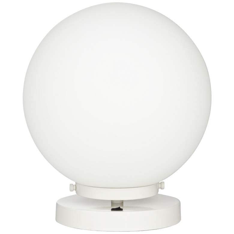 Casper 11 1/2" High White Globe Accent Table Lamp