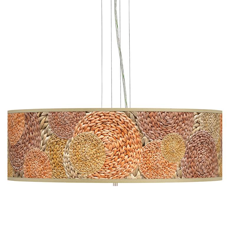 Giclee 24" Wide 4-Light Pendant Chandelier