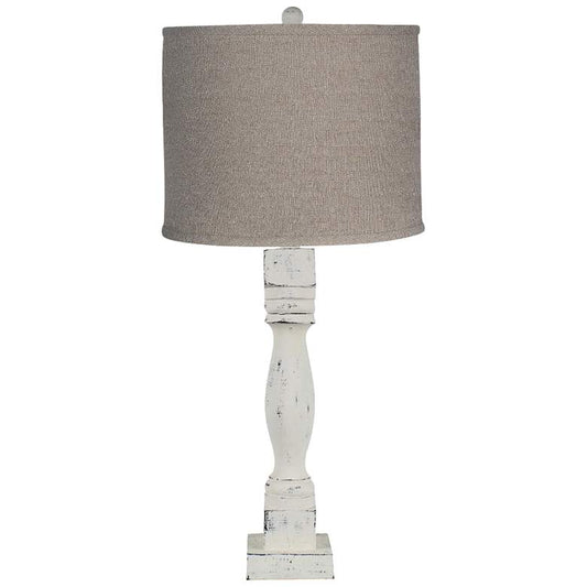 Gables White Denton Shade Table Lamp