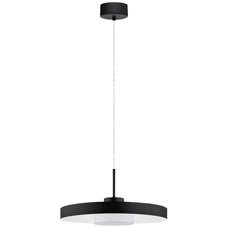 Eglo Alpicella 15 3/4" Wide Matte Black LED Pendant Light