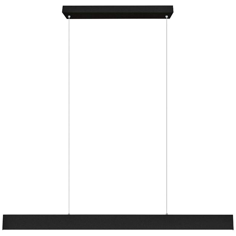 Eglo Climene 4" Wide Matte Black Modern LED Pendant Light