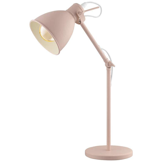 Eglo Priddy-P Pastel Apricot Adjustable Desk Lamp