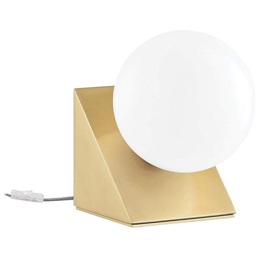 Mitzi Aspyn 7 1/4" High Aged Brass LED Accent Table Lamp