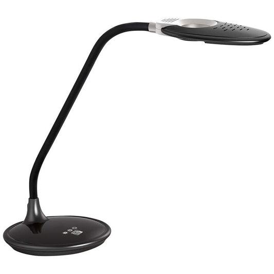 Wallie Black Adjustable LED Desk Lamp