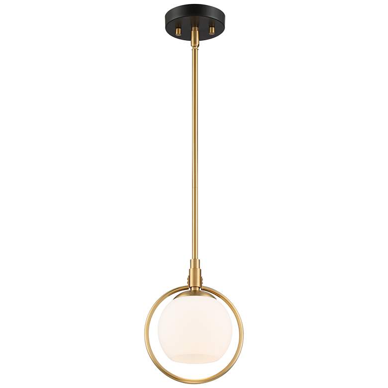 Possini Euro Carlyn 8 3/4" Wide Gold and Glass Orb Mini Pendant Light