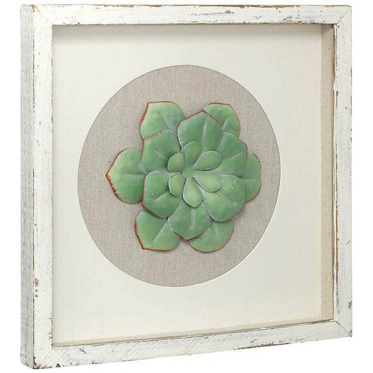 Hello Friend IV 3D Flower 12" Square Shadow Box Wall Art