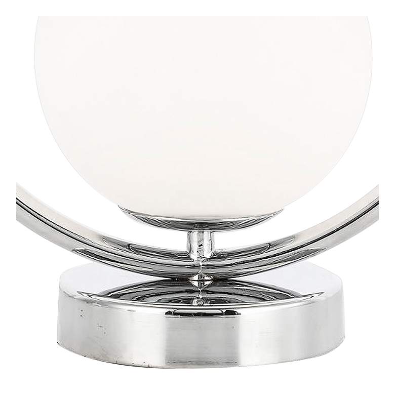 Adrienna 11" High Polished Chrome Accent Table Lamp
