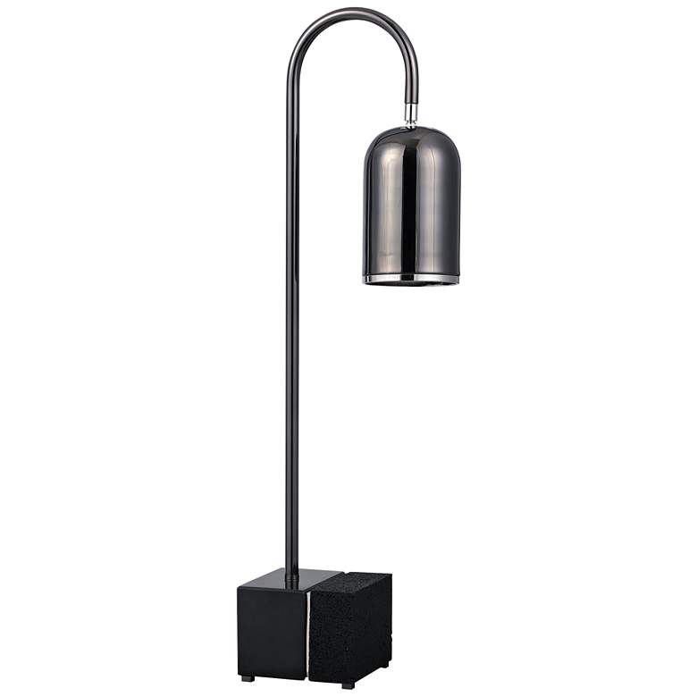 Uttermost Umbra Black Nickel Metal Desk Lamp