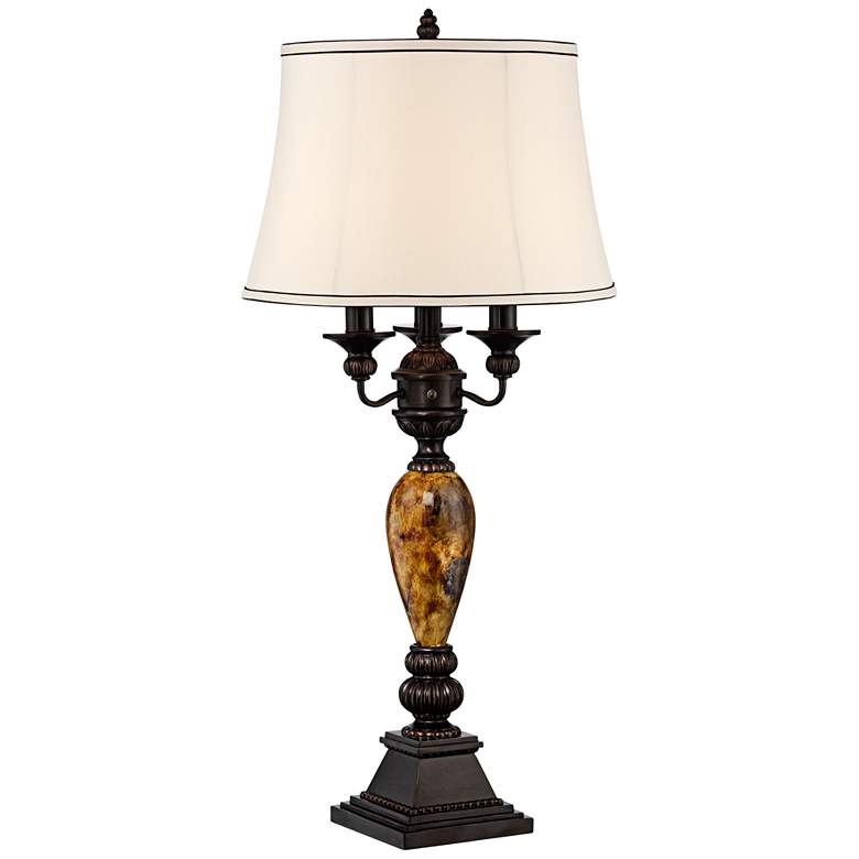 Kathy Ireland Mulholland Traditional Lamp with Table Top Dimmer