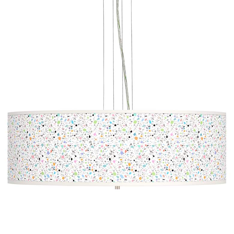 Giclee 24" Wide 4-Light Pendant Chandelier