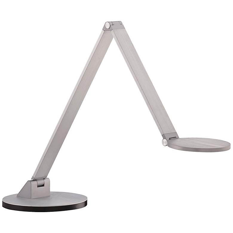 George Kovacs Caswell Chiseled Nickel LED Modern Desk Lamp