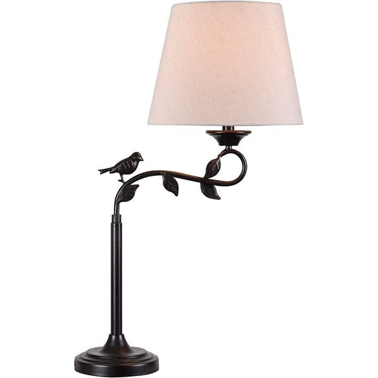 Kenroy Home Birdsong Oil-Rubbed Bronze Steel Table Lamp