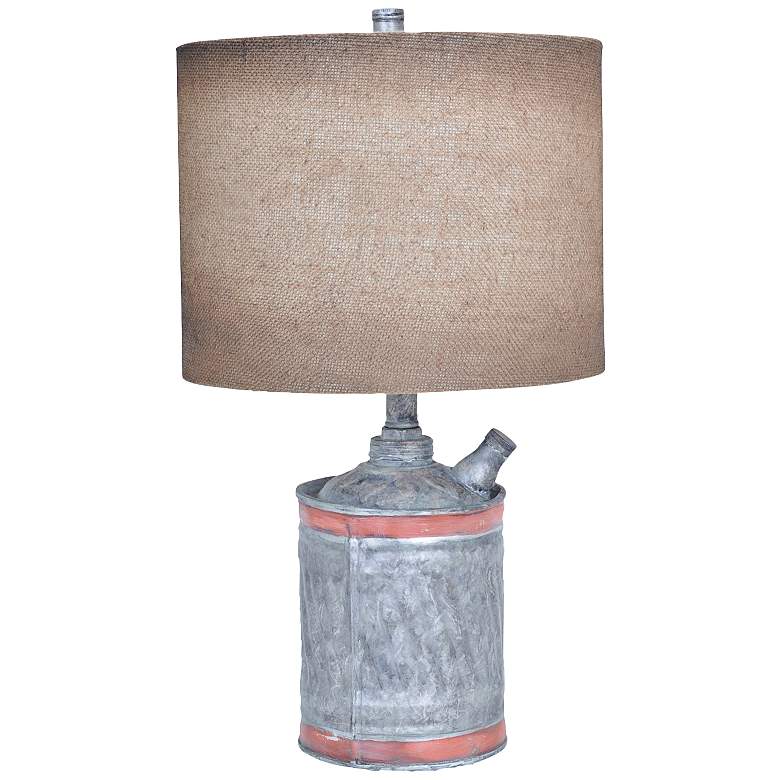 Crestview Collection Filler Up Antique Can Table Lamp