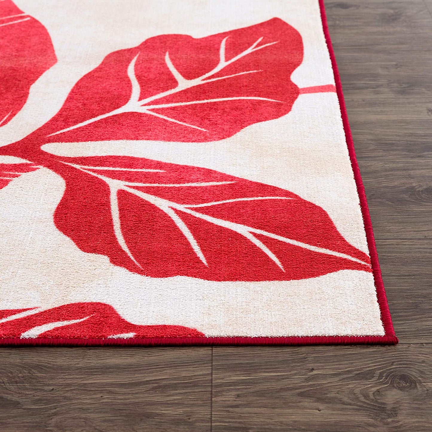 Floral Soft Area Rug - Non Slip Large Flower Carpet for Indoor Rug