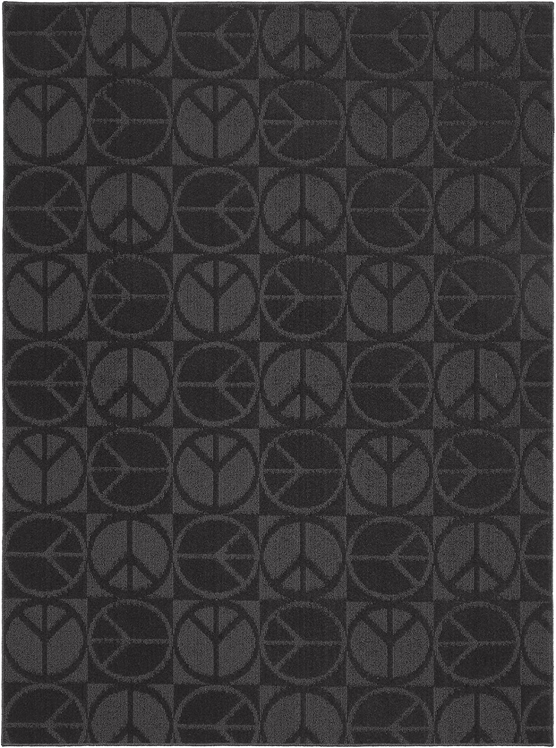 Large Peace Area Rug