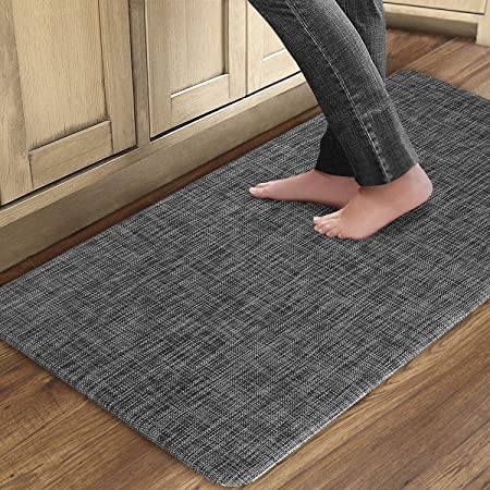 QSY Home Kitchen Anti Fatigue Rugs 20x39x1/2-Inch Floor Comfort Mats Waterproof Non Skid Thick Cushioned for Standing Desk Garages