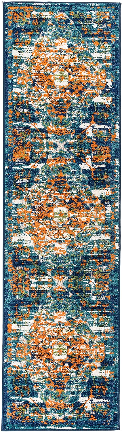 Distressed Traditional Indoor/Outdoor Area Rug