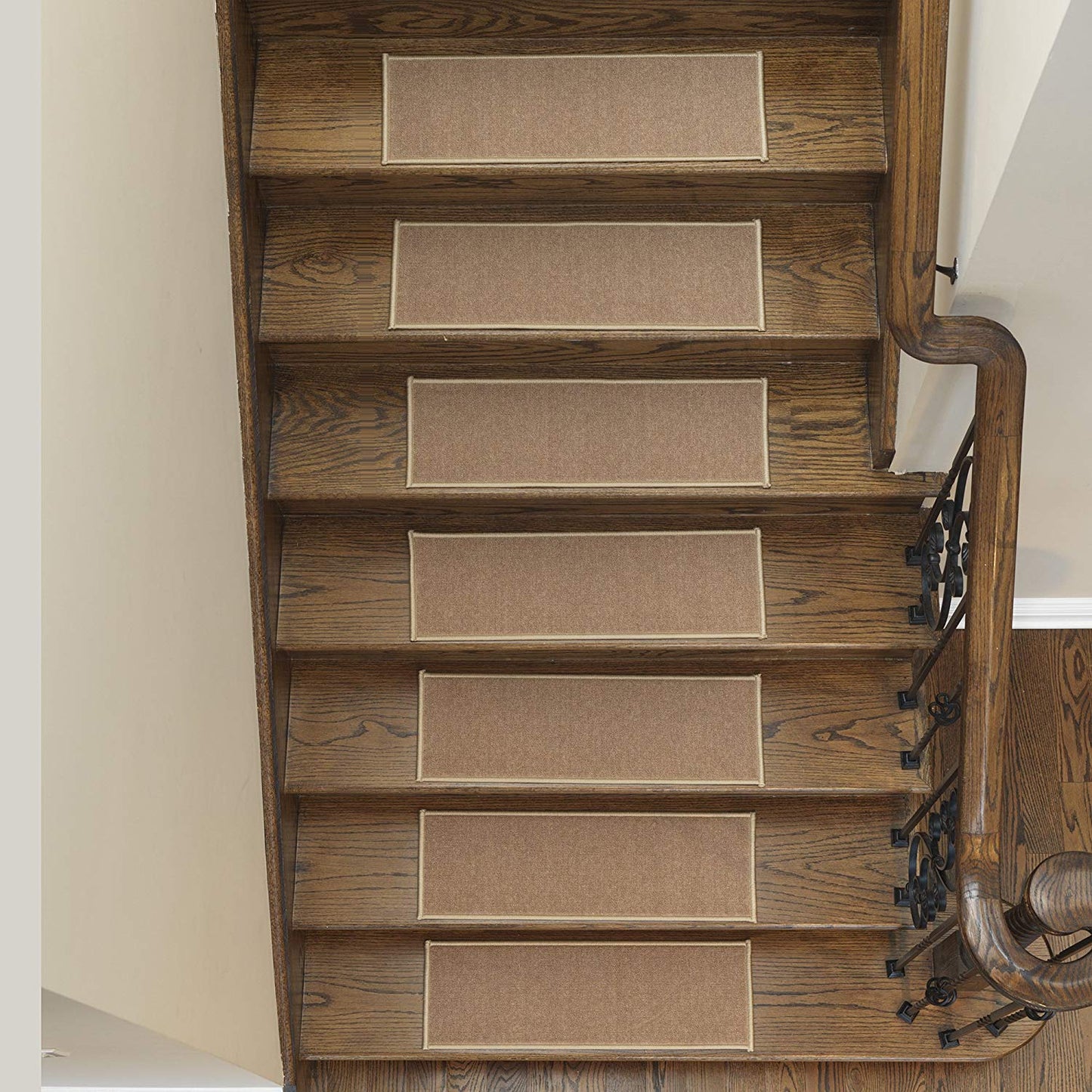 Stair Treads Dark Beige Carpet Area Rug Non-Slip